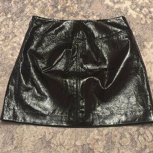 Shiny Black Skirt Vintage Super Cute, Affordable, Fashionable! 🖤✔️ Gothy